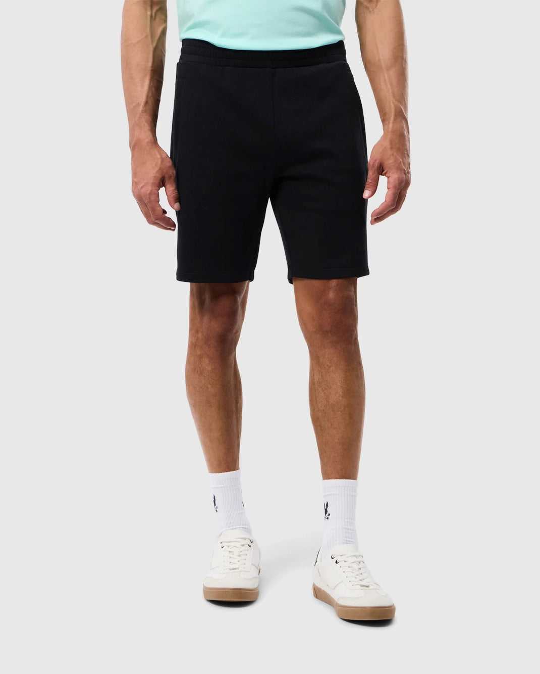 Short Psycho Bunny Lyons Casual Sweatshort Noir Homme | DGL-13892346